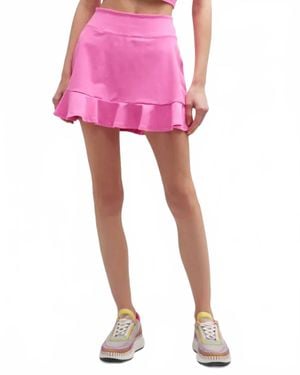 Beyond Yoga Dare To Flare Skirt - Pink