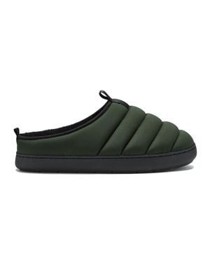 Alpine North Seaton Insulated Puffer Slippers, Dark - Black