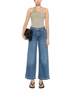 FRAME Le Slim Palazzo Wide Leg Jeans - Blue