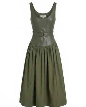 Reset By Jane Tara Midi Dress - Green