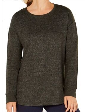32 Degrees Activewear Fleece Athleisure T-Shirt - Green