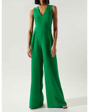 Sugarlips Klara Wide Leg Jumpsuit - Green