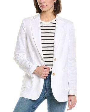 J.McLaughlin Merona Linen-Blend Jacket - White