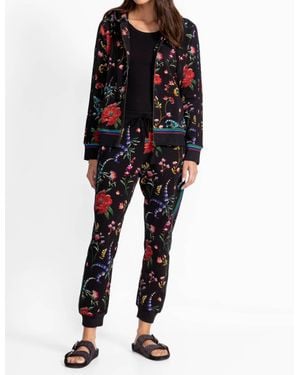 Johnny Was Bee Active Relaxed Tape Jogger - Black