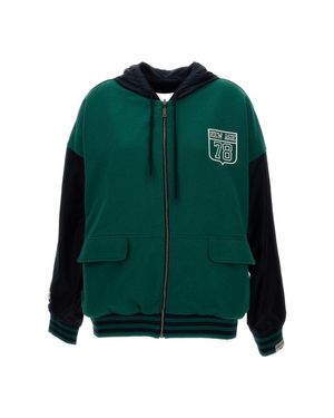 Golden Goose Reversible Hooded Jacket - Green