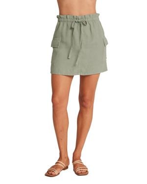 Bella Dahl Posey Cargo Mini Skirt - Green