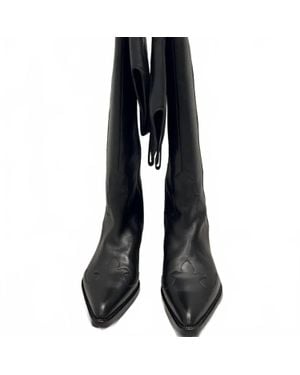 RAYE Denisse Pointed Toe Knee High Boot - Black