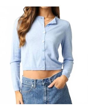 Olivaceous Rhodes Knit Cardigan - Blue