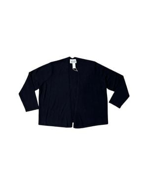 Autumn Cashmere Girls Open Front Shrug Cardigan - Blue