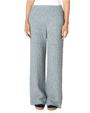 Dex Dabble Cable Knit Pants - Blue