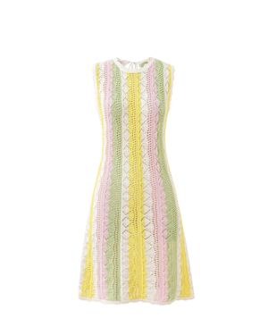 FRNCH Knit Sleeveless Dress - White