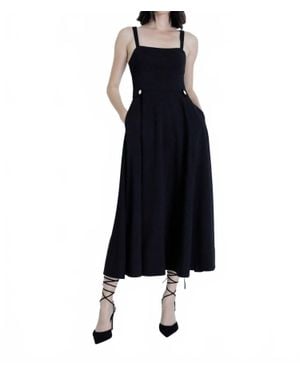 Karina Grimaldi Sawyer Midi Dress - Black