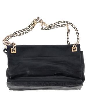 Victoria Beckham Chain Strap Shoulder Bag - Blue