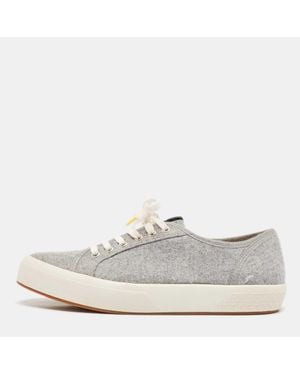 Carolina Herrera Fabric Low Top Sneakers - White