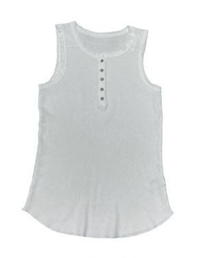 Crown Jewel Thermal Crew Henley Tank - Gray