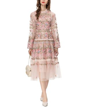 LIONELLO SALVI Midi Dress - Pink