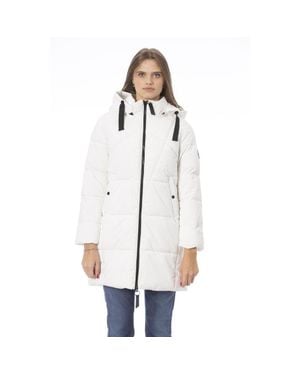 Baldinini Polyester Parka - White