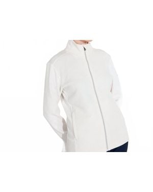 Abacus Sportswear Carden Midlayer Full-Zip Jacket - White