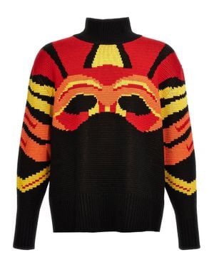 Bluemarble Jacquard Sweater - Black