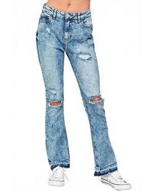 I & M Jeans High Rise Slim Bootcut Jeans - Blue