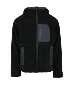 Paul & Shark Polyester Teddy Jacket - Black