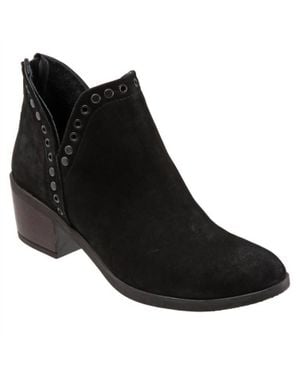 BUENO Cora Nubuck Boot - Black