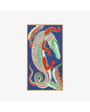 Inoui Edition Etole 100 Croco Duck Scarf - Blue
