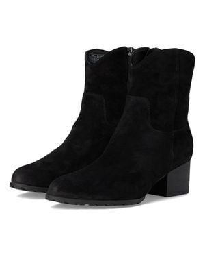 Vionic Bishop J2290L1001 Boots Suede Western Bootie Hawk642 - Black