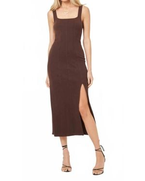 LSPACE Vivienne Midi Dress - Brown
