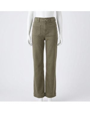 Faherty Stretch Terry Patch Pocket Pant - Green