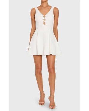 Amanda Uprichard Aries Mini Dress - White