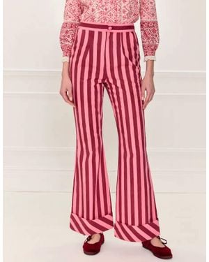 Pink City Prints Romy Pants - Red