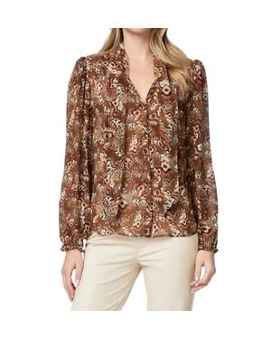 PAIGE Marcela Blouse - Brown