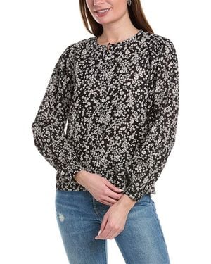 Lilla P Full Sleeve Button-Down - Gray