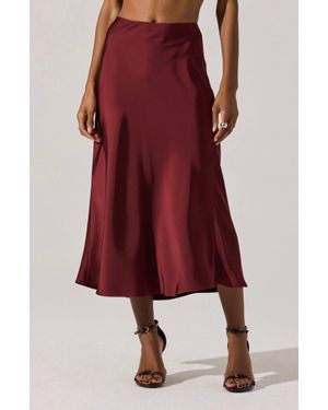 Astr Windey Skirt - Red