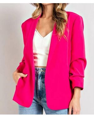 Eesome So Fierce Fitted Blazer - Pink