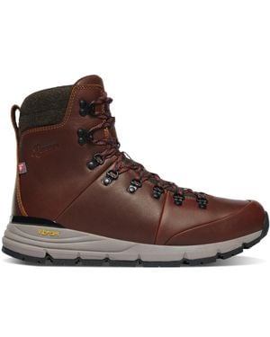 Danner Arctic 600 Insulated Waterproof Side-Zip 7" Hiking Boots - Brown