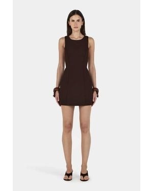 Hansen & Gretel Yoyo Mini Dress - Brown