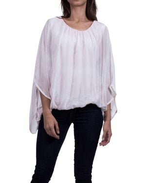 Gigi Moda Francia 3/4 Sleeve Blouse - Black