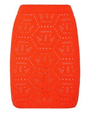 Philipp Plein Mini Skirt - Red