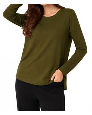 French Kyss Scoop Neck Top - Green