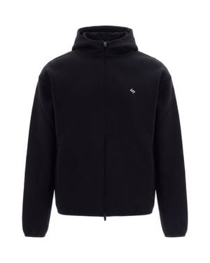 REPRESENT 247 Jet 247 Numbers Minimalist Cotton-Blend Hoodie - Blue
