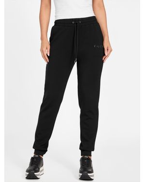 Guess Sue Logo Sweatpants - Black