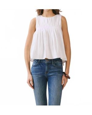 TCEC Petunia Sleeveless Top - Blue