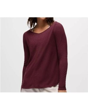 Prana New Moon Long Sleeve Top - Purple