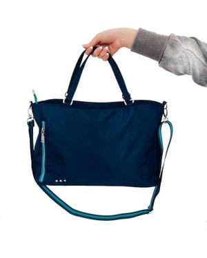 Pretty Simple Nina Nylon Tote Bag - Blue