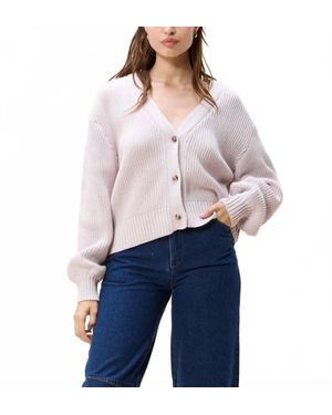 Cleobella Addison V-Neck Sweater Cardigan - Blue