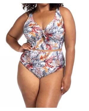 Artesands Eco Paradise High Leg High Waist Swim Bottom - Blue