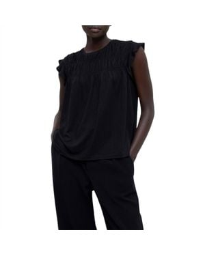 Closed Frills T-Shirt - Black