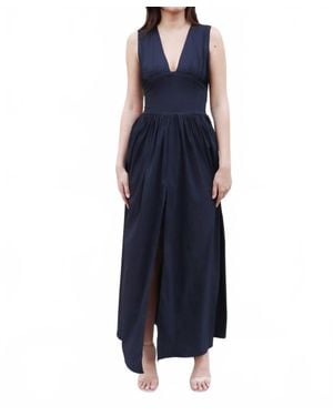 Bel Kazan Gwen Maxi Dress - Blue